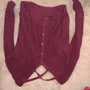 Oversized Red Sweater
